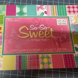 Colorful Inspirational Scrapbook Paper Cardstock Book